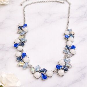 Elegant Blue and White Necklace